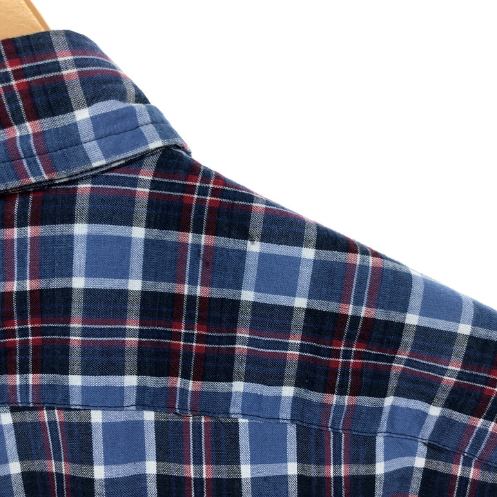 Ralph Lauren Classic Fit Short Sleeve Button Down Check Shirt Men's M cotton multicolor Vintage Second Hand