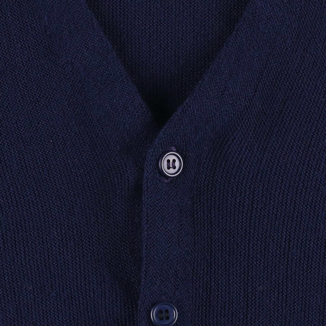 Vintage Lanmar cardigan, made in the USA, size L, men's size L unclear navy blue type Vintage Second Hand