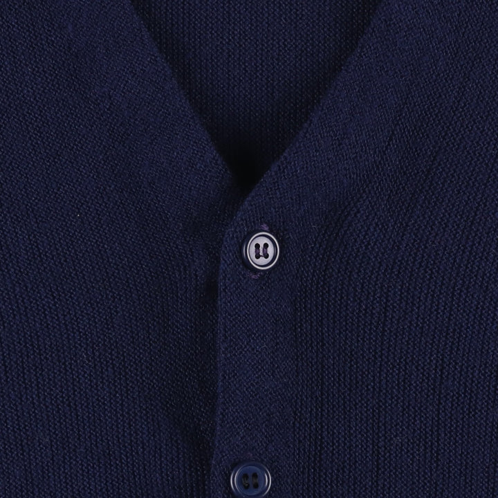 Vintage Lanmar cardigan, made in the USA, size L, men's size L unclear navy blue type Vintage Second Hand