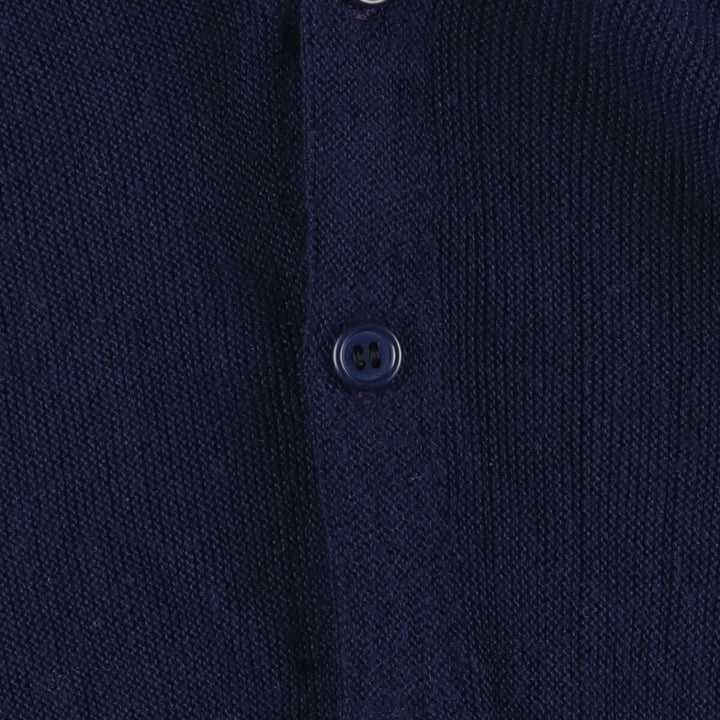 Vintage Lanmar cardigan, made in the USA, size L, men's size L unclear navy blue type Vintage Second Hand