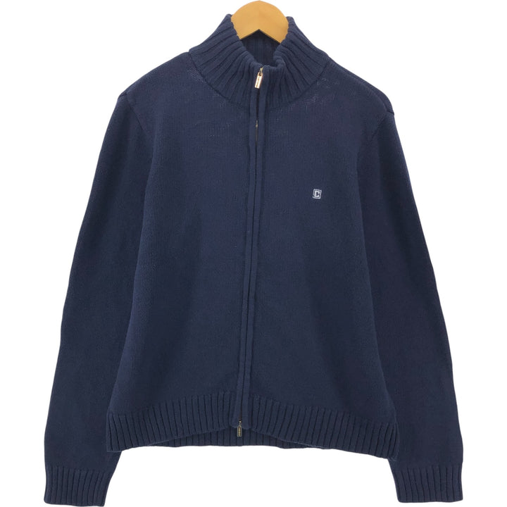 Chaps Driver's Knit Sweater, Men's Size Small unclear navy blue type Vintage Second Hand