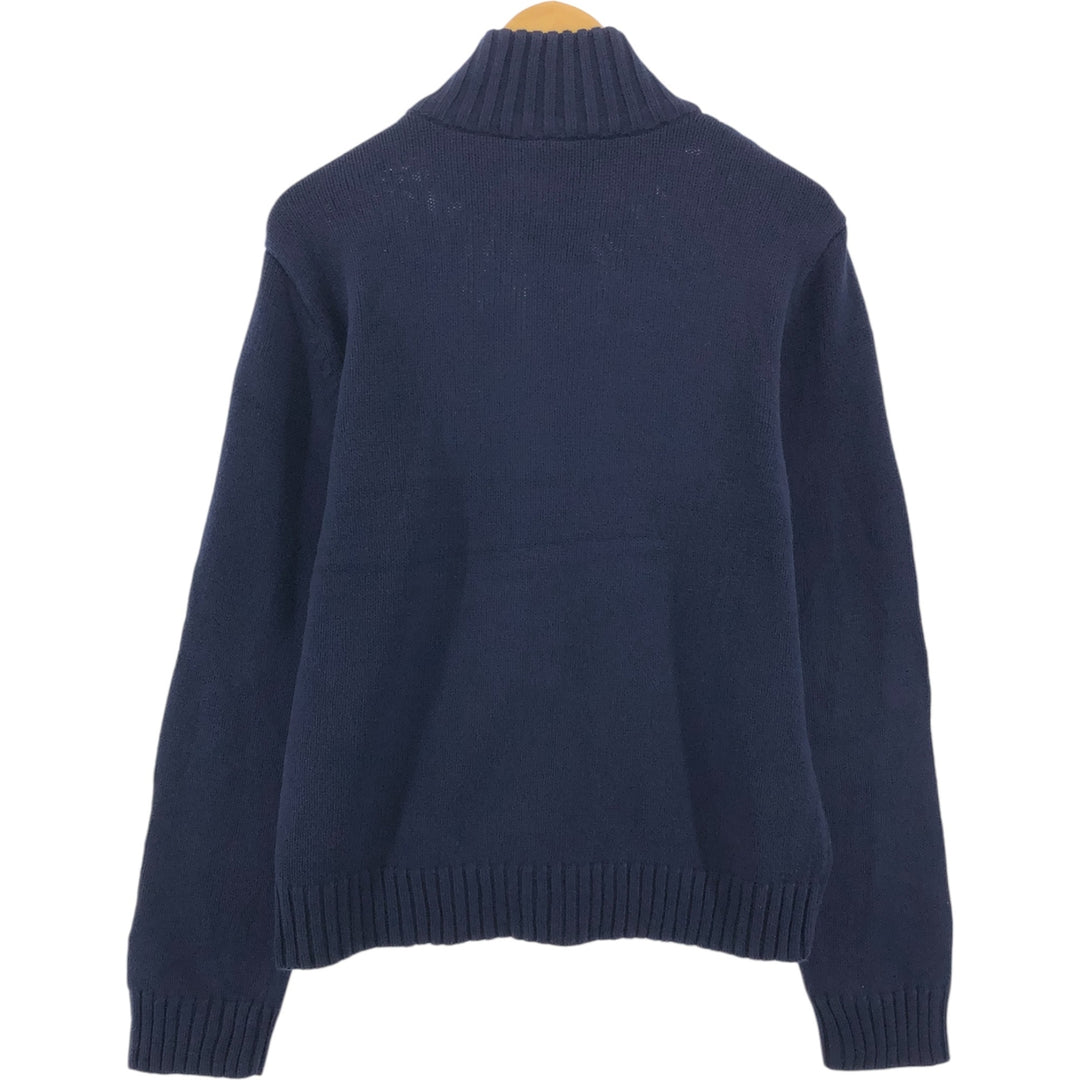Chaps Driver's Knit Sweater, Men's Size Small unclear navy blue type Vintage Second Hand