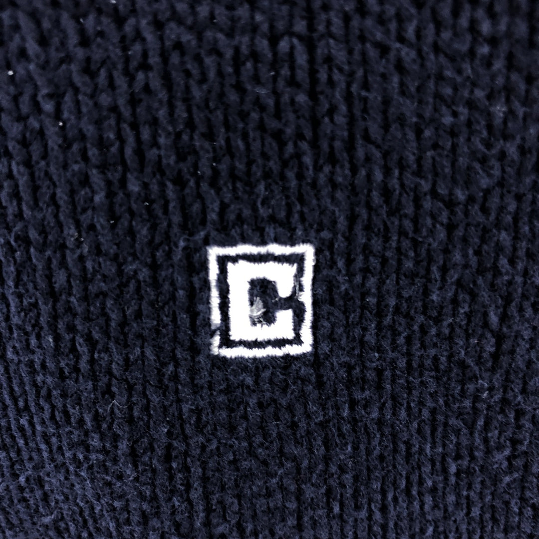 Chaps Driver's Knit Sweater, Men's Size Small unclear navy blue type Vintage Second Hand