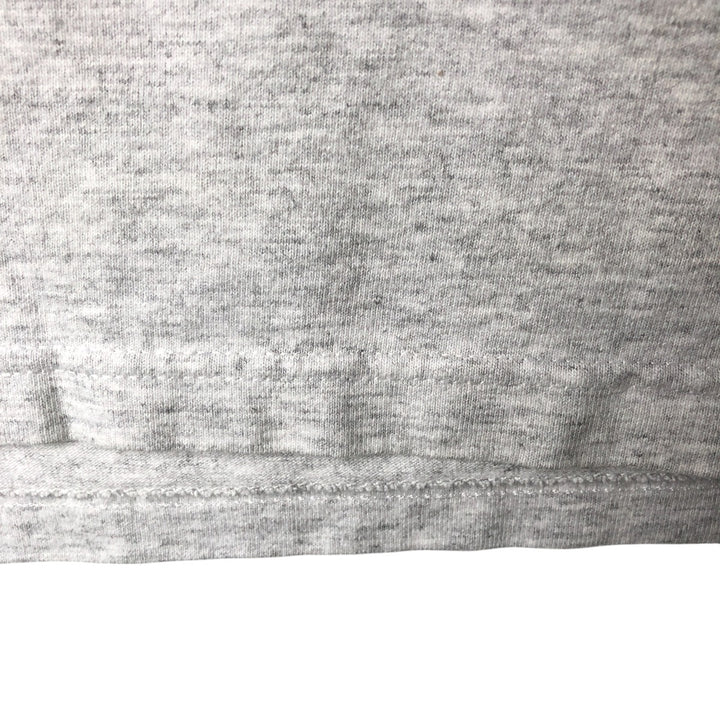 90'S Jansport College Long Sleeve T-Shirt, Made in USA, Men's L Size, Vintage cotton gray type Vintage Second Hand
