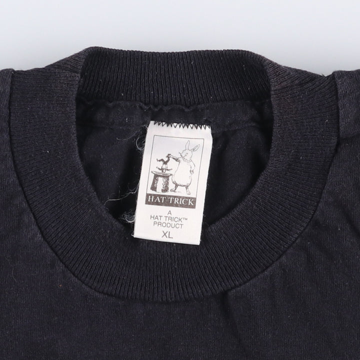 90'S HAT TRICK FATHER TED Father Ted Movie T-shirt Men's XL Vintage cotton black type Vintage Second Hand