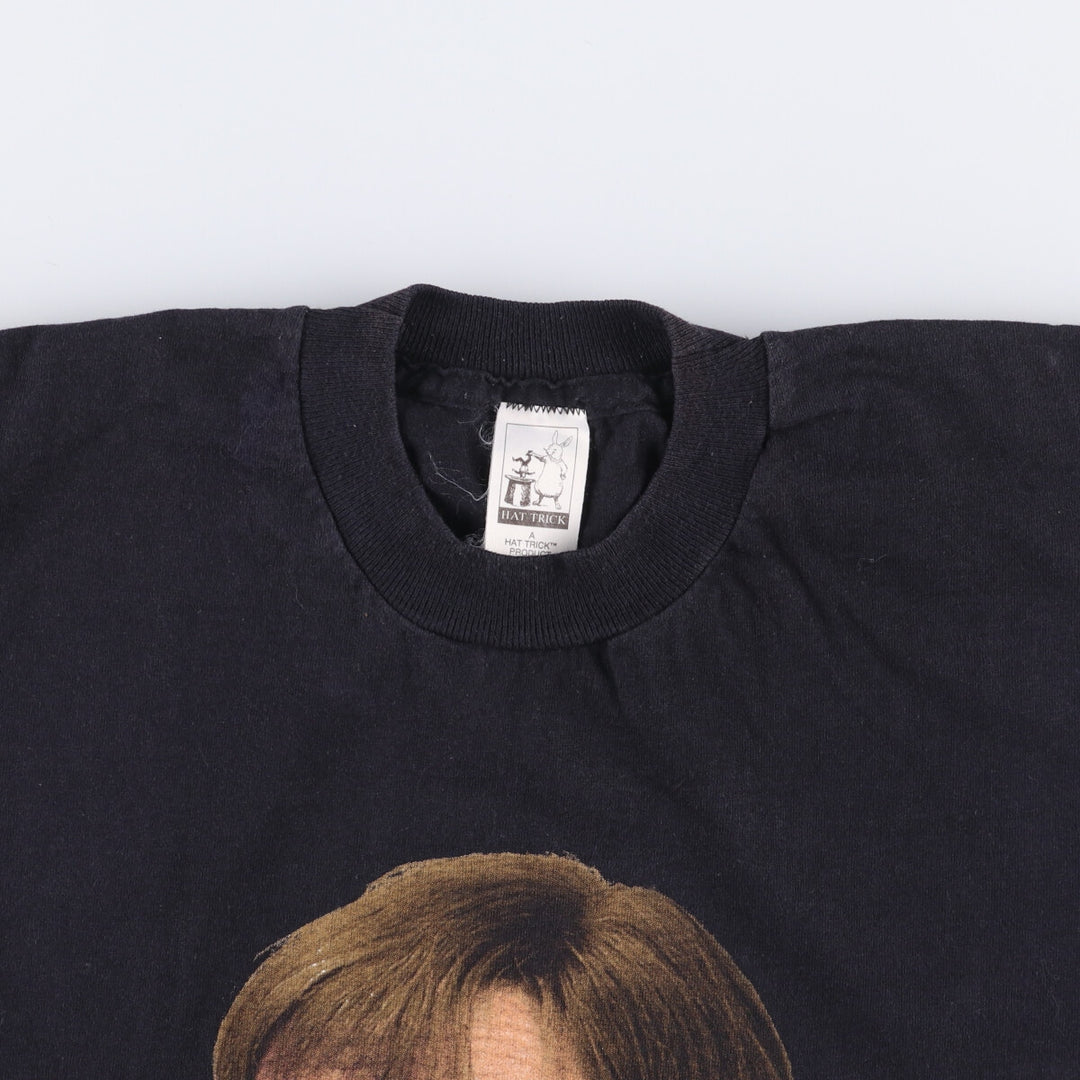 90'S HAT TRICK FATHER TED Father Ted Movie T-shirt Men's XL Vintage cotton black type Vintage Second Hand