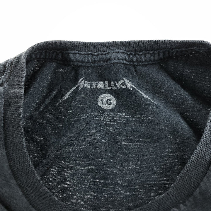 METALLICA Metallica Band T-shirt Band T Men's M Metal cotton black type Vintage Second Hand