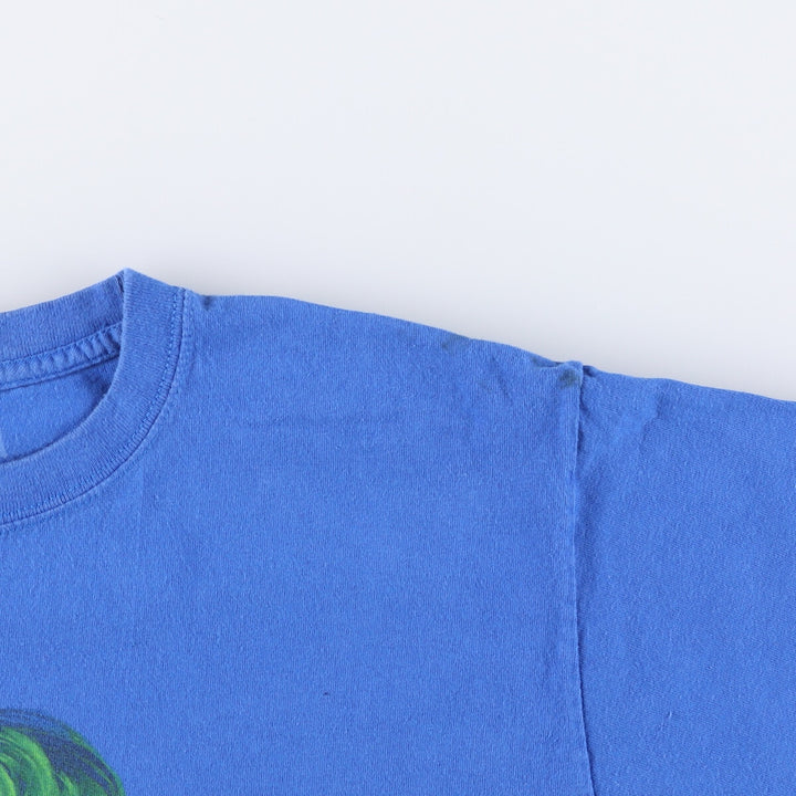 BILLIE EILISH Billie Eilish Band T-shirt Band T Men's M size cotton blue type Vintage Second Hand