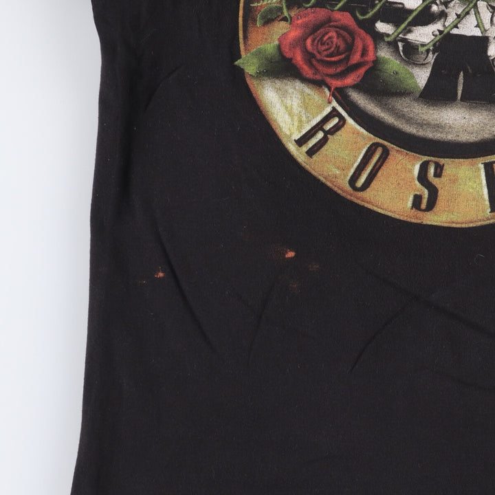 Guns N' Roses Band T-shirt, Men's M size cotton black type Vintage Second Hand