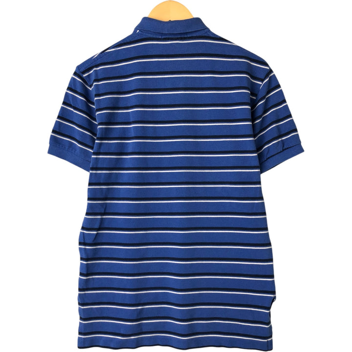 Ralph Lauren POLO by Ralph Lauren short sleeve striped polo shirt, size S for men cotton blue type Vintage Second Hand