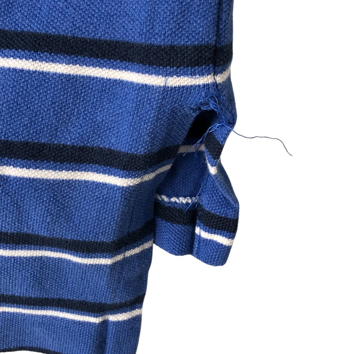 Ralph Lauren POLO by Ralph Lauren short sleeve striped polo shirt, size S for men cotton blue type Vintage Second Hand