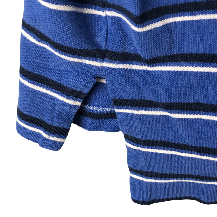 Ralph Lauren POLO by Ralph Lauren short sleeve striped polo shirt, size S for men cotton blue type Vintage Second Hand