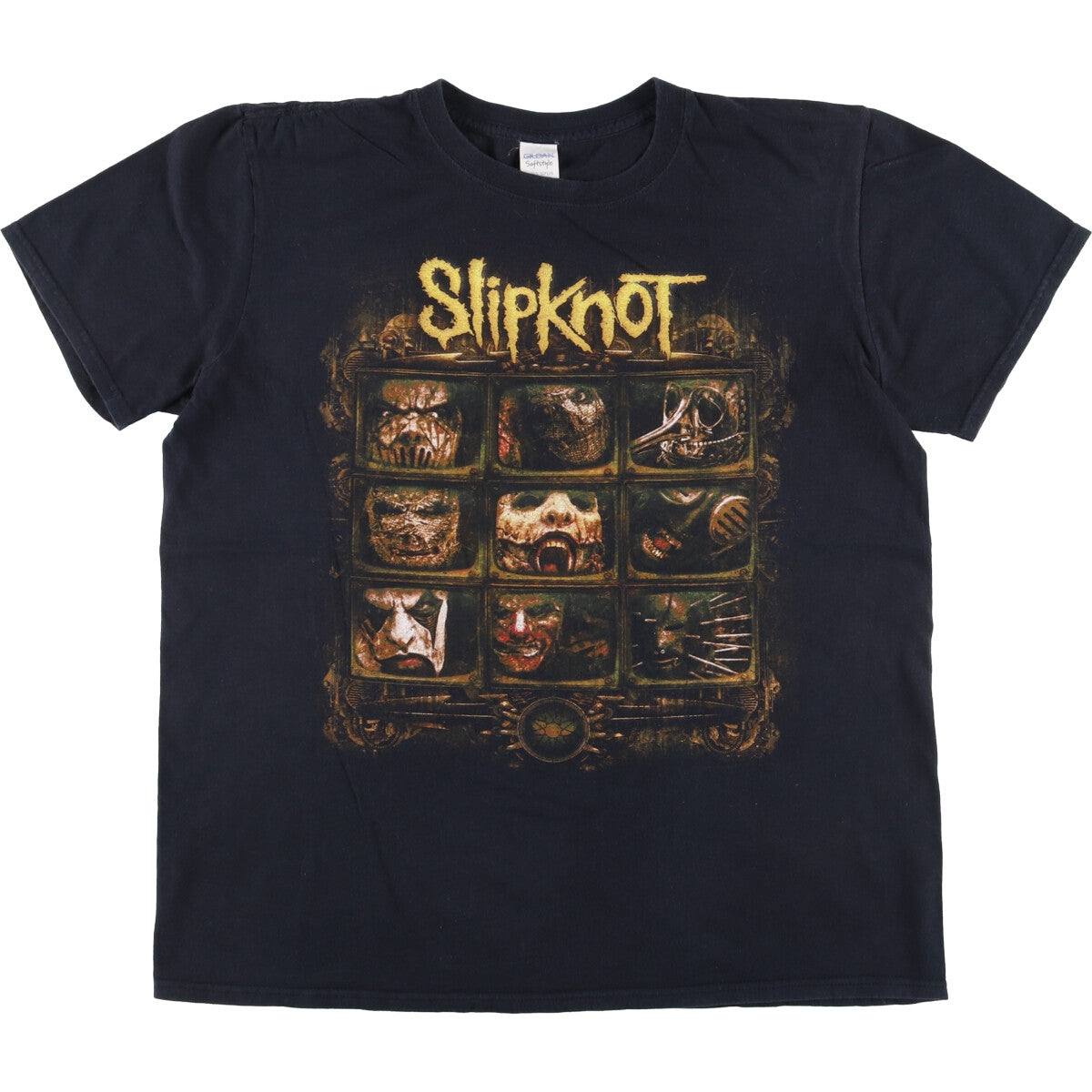 Slipknot Tシャツ Lサイズ Gildan Softstyle Slipknot Band T-Shirt, Men's Size L cotton black