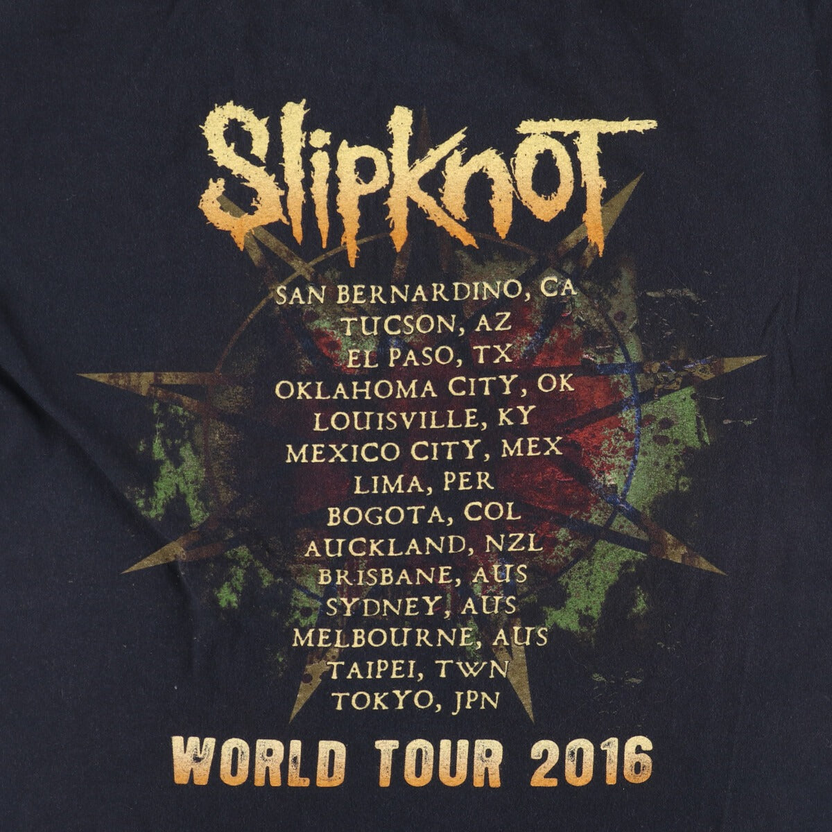 Gildan Softstyle Slipknot Band T-Shirt, Men's Size L cotton black