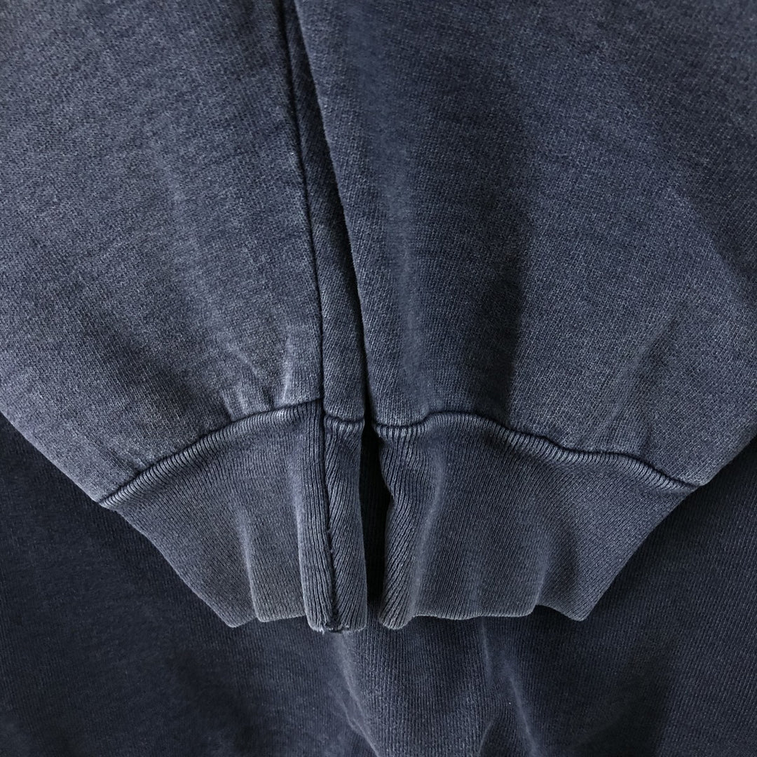 90'S Fruit of the Loom High Ridge Water Department Advertising Sweatshirt Trainer Made in USA Men's XL cotton navy blue type Vintage Second Hand