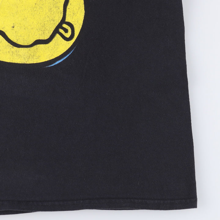 NIRVANA Nirvana Band T-shirt, Band T, Men's M size unclear black type Vintage Second Hand