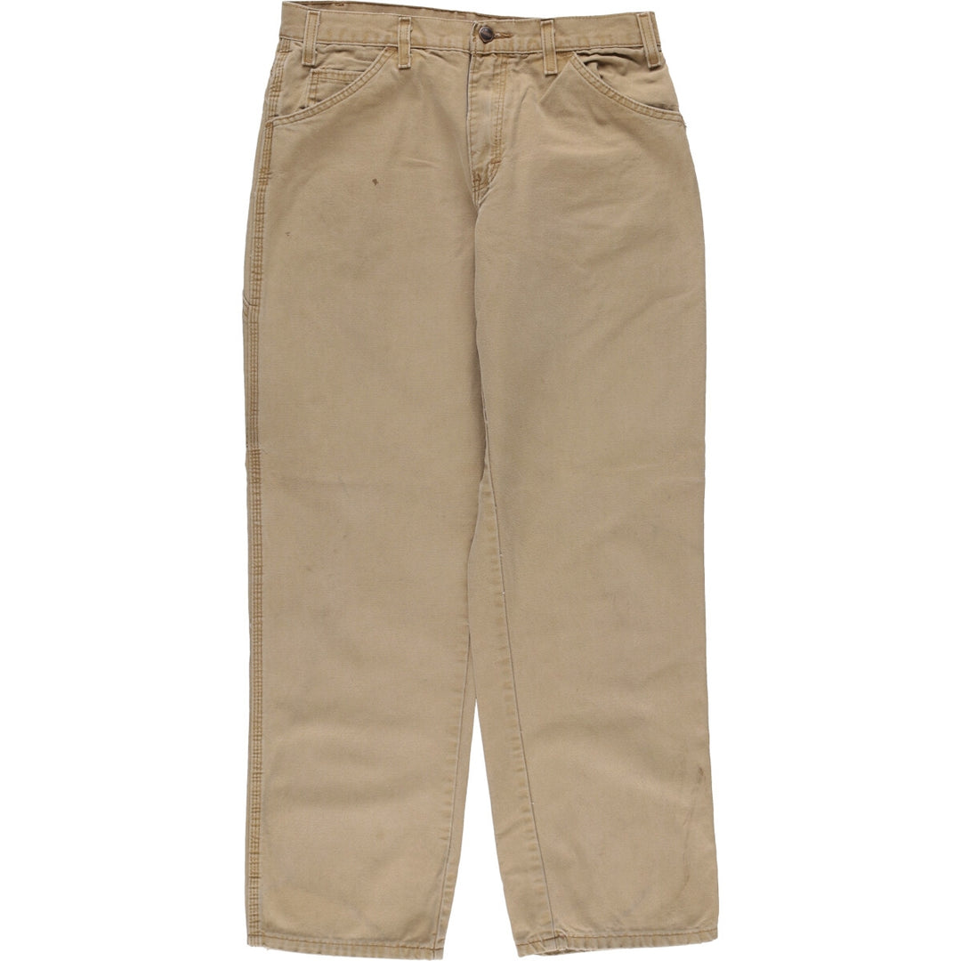 Dickies Relaxed Fit Duck Painter Pants Men's W31 equivalent cotton Beige type Vintage Second Hand
