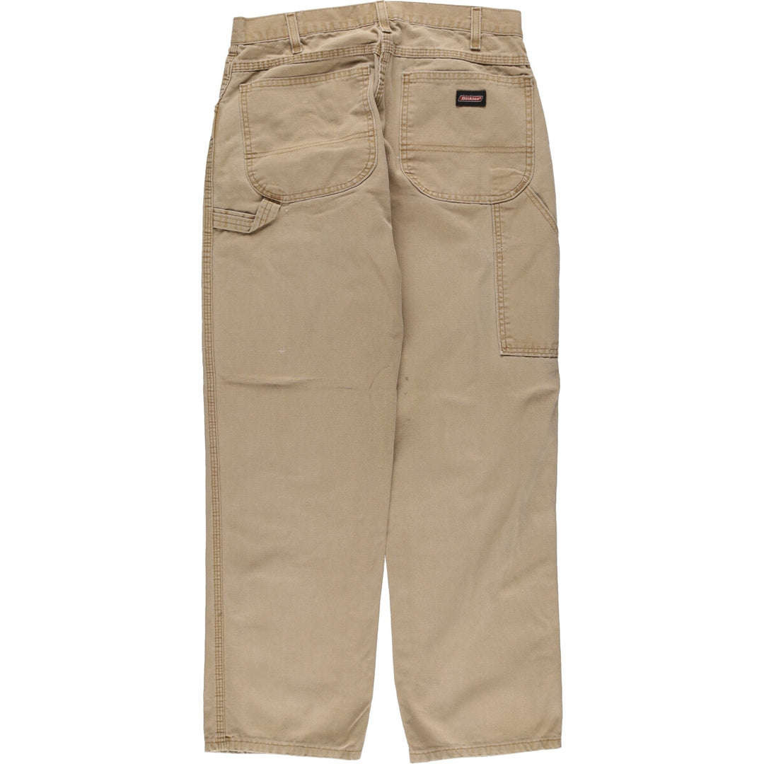 Dickies Relaxed Fit Duck Painter Pants Men's W31 equivalent cotton Beige type Vintage Second Hand