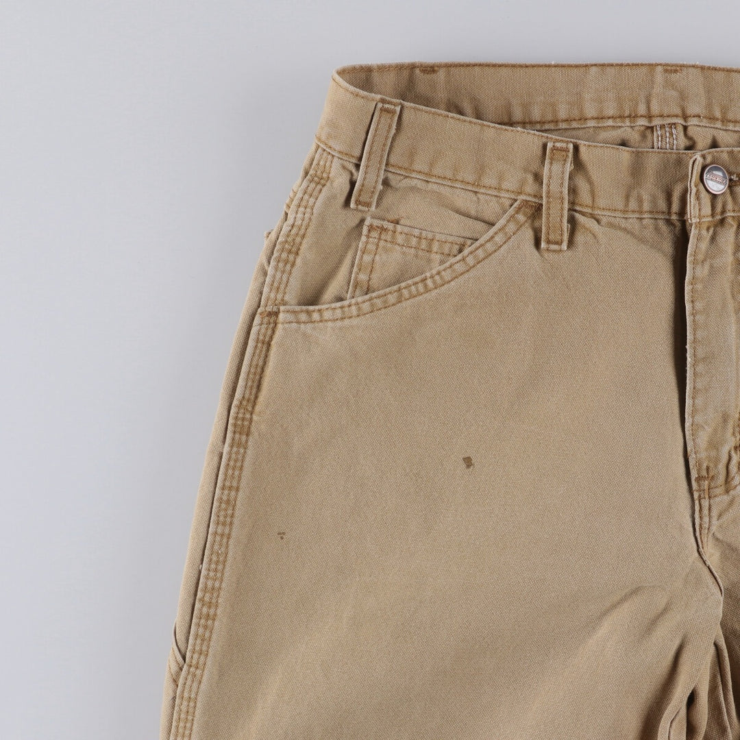 Dickies Relaxed Fit Duck Painter Pants Men's W31 equivalent cotton Beige type Vintage Second Hand