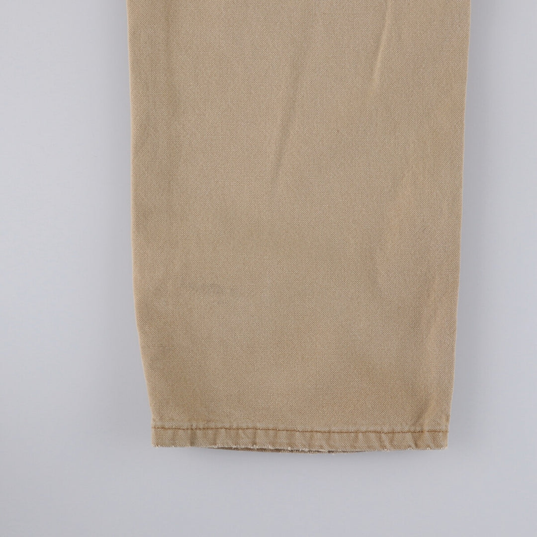 Dickies Relaxed Fit Duck Painter Pants Men's W31 equivalent cotton Beige type Vintage Second Hand