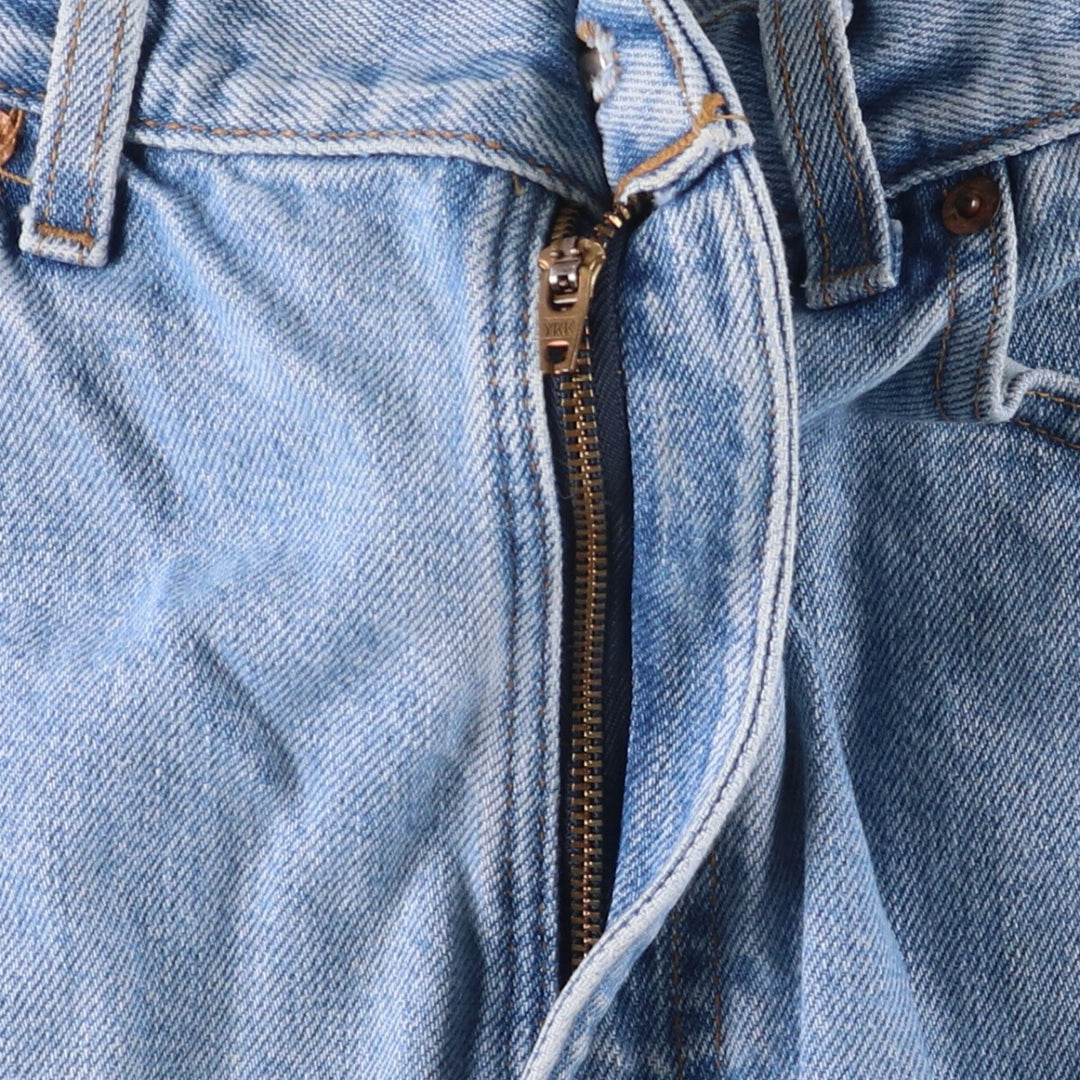 90'S Levi's 505 REGULAR FIT STRAIGHT LEG tapered denim pants for men, size W34, vintage cotton blue type Vintage Second Hand