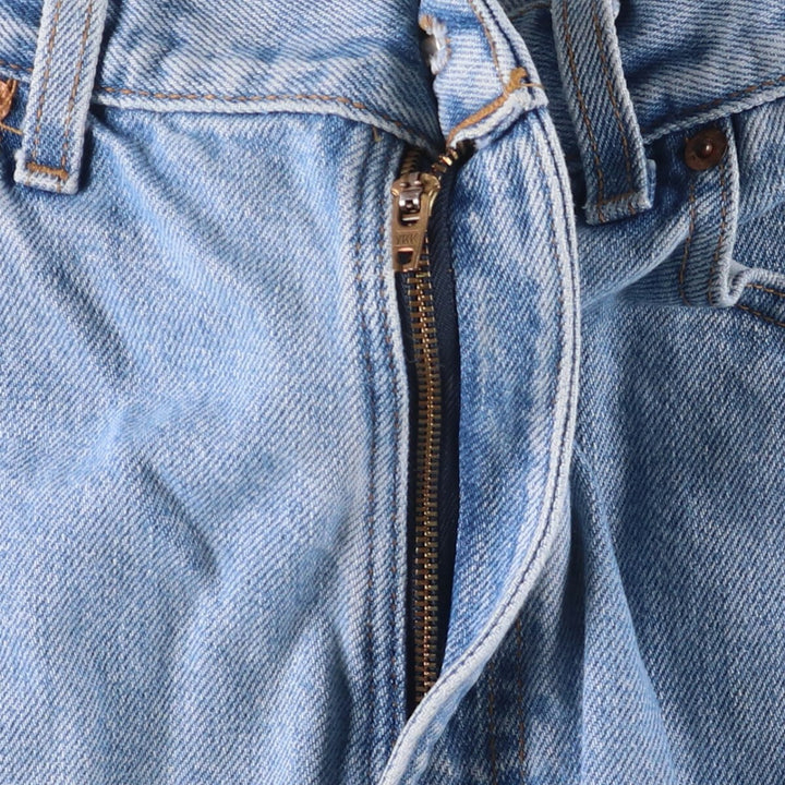 90'S Levi's 505 REGULAR FIT STRAIGHT LEG tapered denim pants for men, size W34, vintage cotton blue type Vintage Second Hand