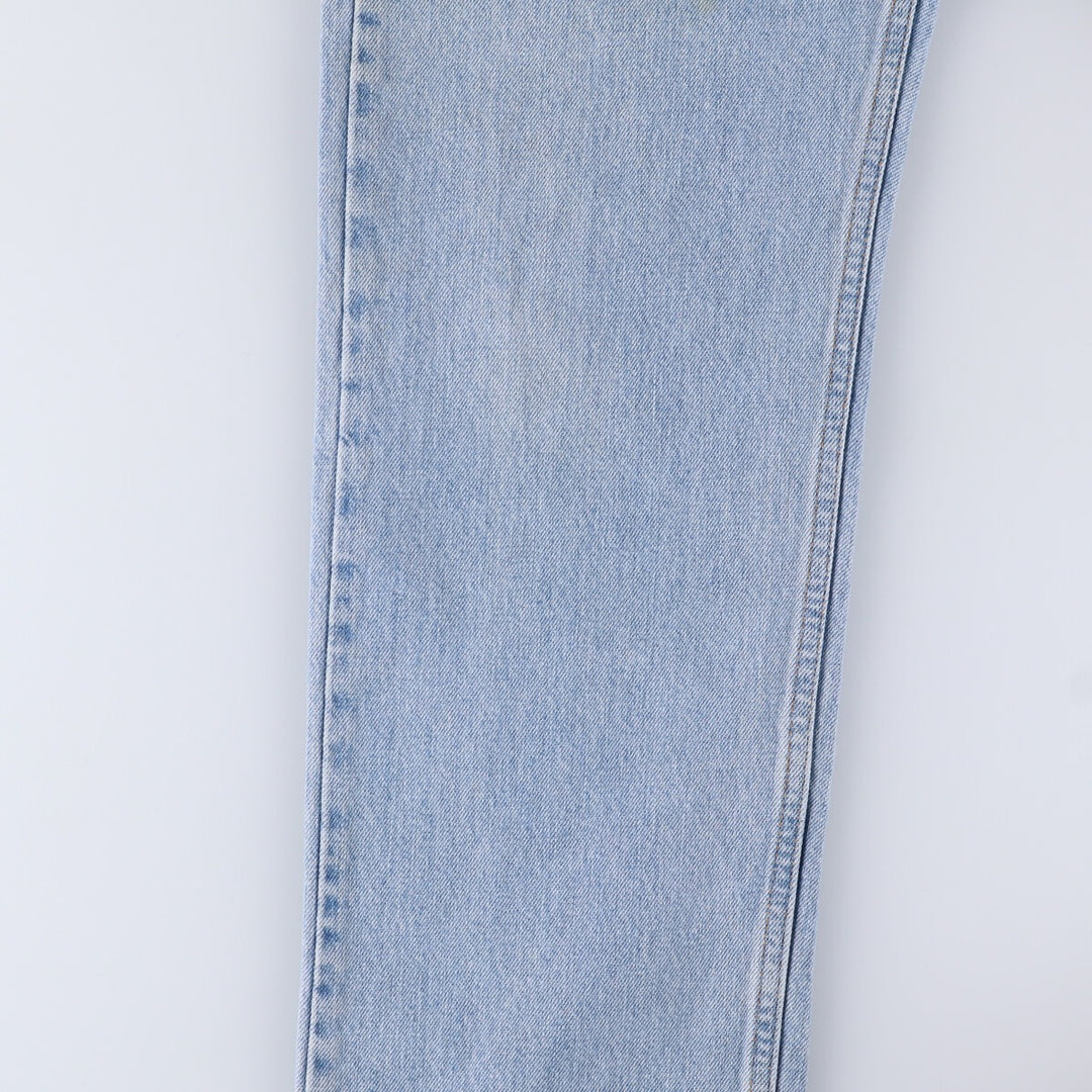 90'S Levi's 505 REGULAR FIT STRAIGHT LEG tapered denim pants for men, size W34, vintage cotton blue type Vintage Second Hand
