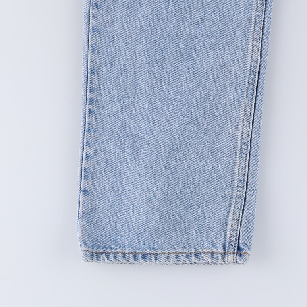 90'S Levi's 505 REGULAR FIT STRAIGHT LEG tapered denim pants for men, size W34, vintage cotton blue type Vintage Second Hand