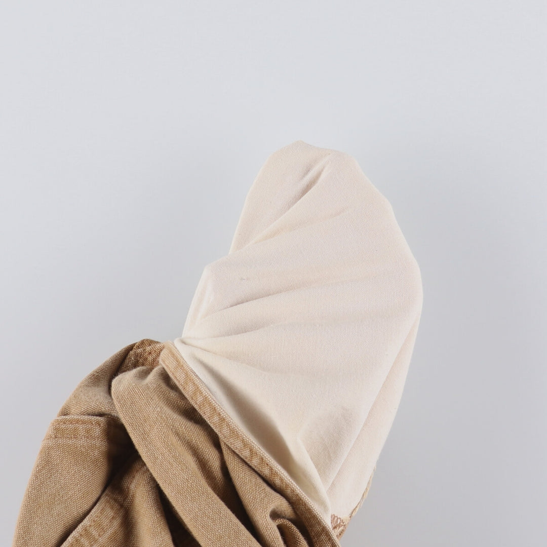 00'S Carhartt Dungaree Fit Duck Painter Pants Men's W33 equivalent cotton brown type Vintage Second Hand