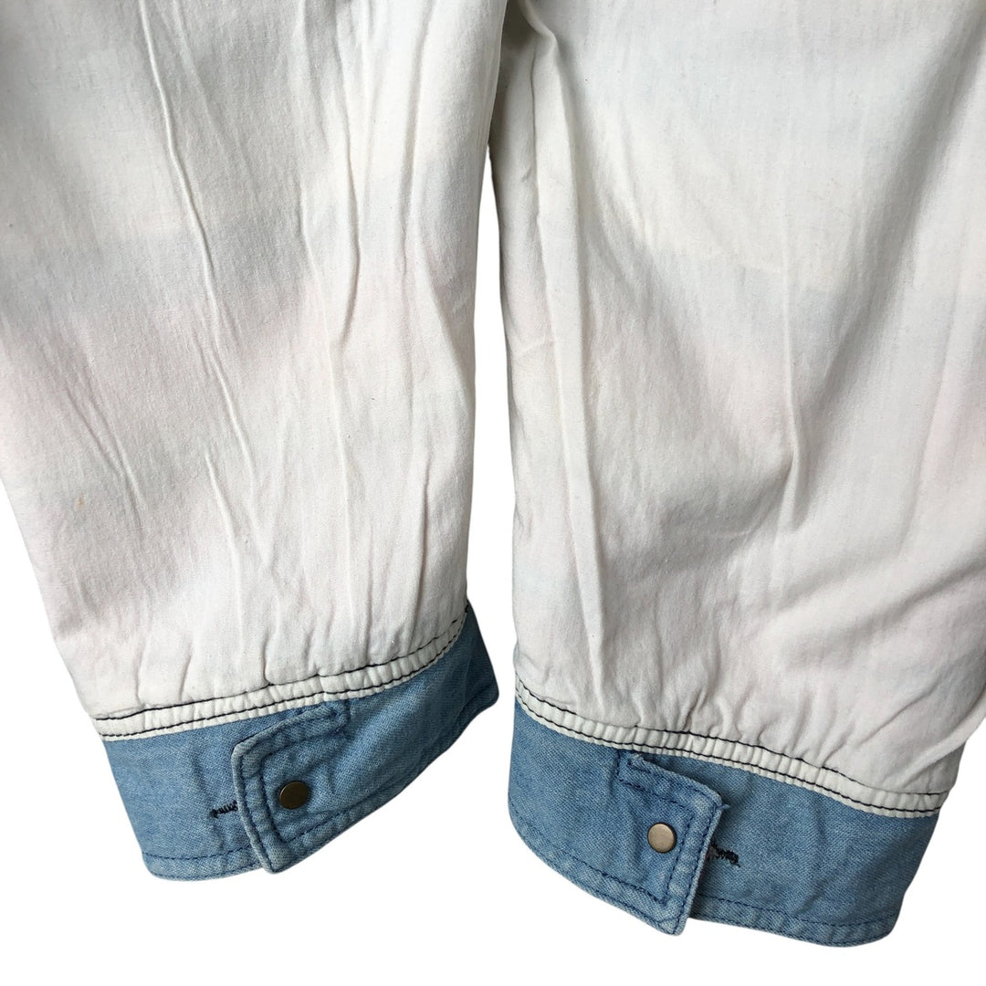 90'S WOOLRICH Native Pattern Cotton Jacket, Women's, Medium, Vintage cotton navy blue type Vintage Second Hand