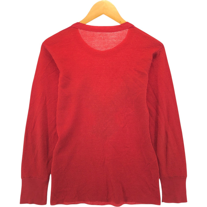 Harley-Davidson Eagle Pattern Thermal Long T-shirt, Waffle, Women's Size S unclear red type Vintage Second Hand