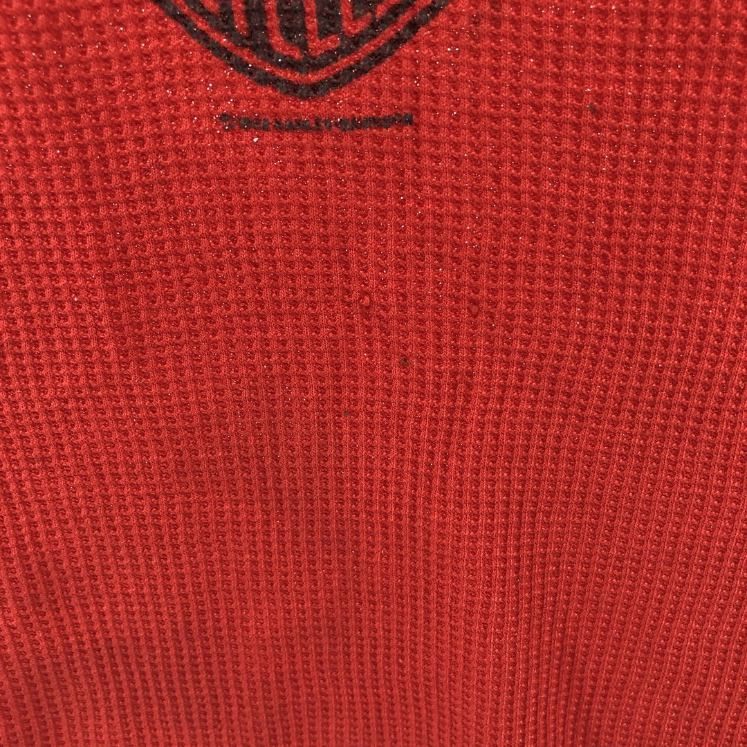 Harley-Davidson Eagle Pattern Thermal Long T-shirt, Waffle, Women's Size S unclear red type Vintage Second Hand