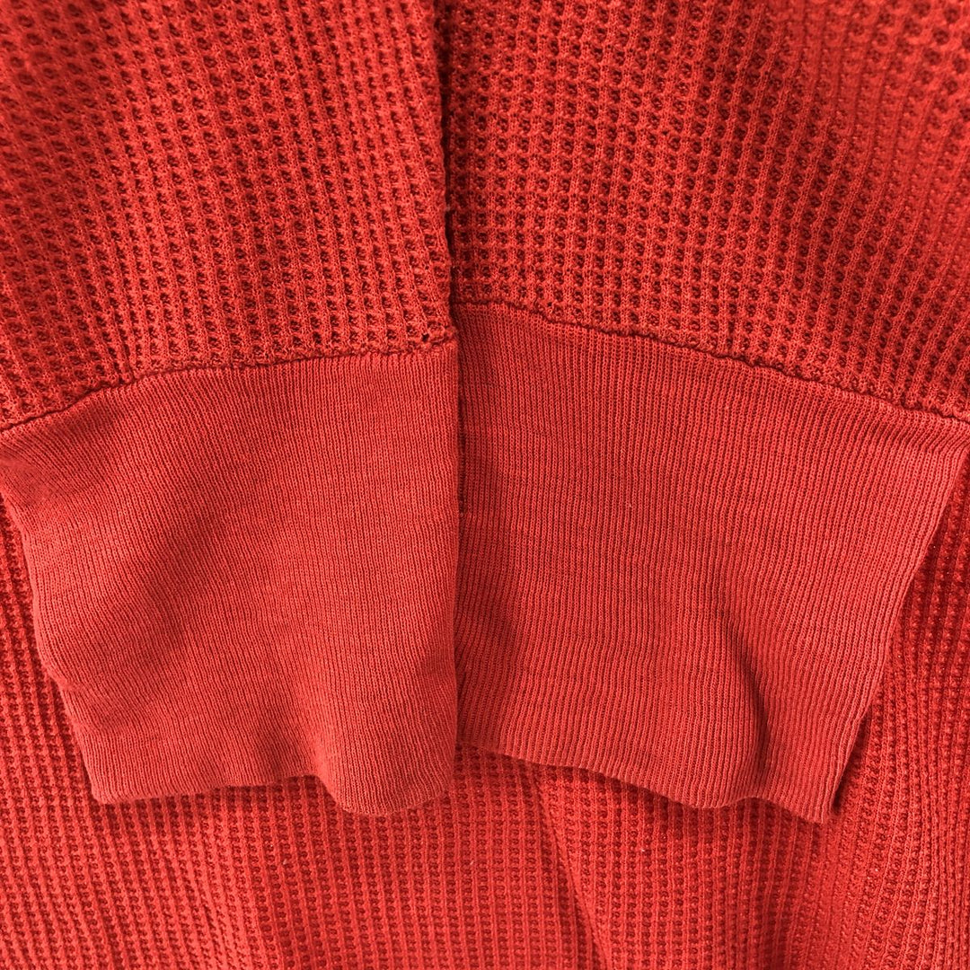 Harley-Davidson Eagle Pattern Thermal Long T-shirt, Waffle, Women's Size S unclear red type Vintage Second Hand