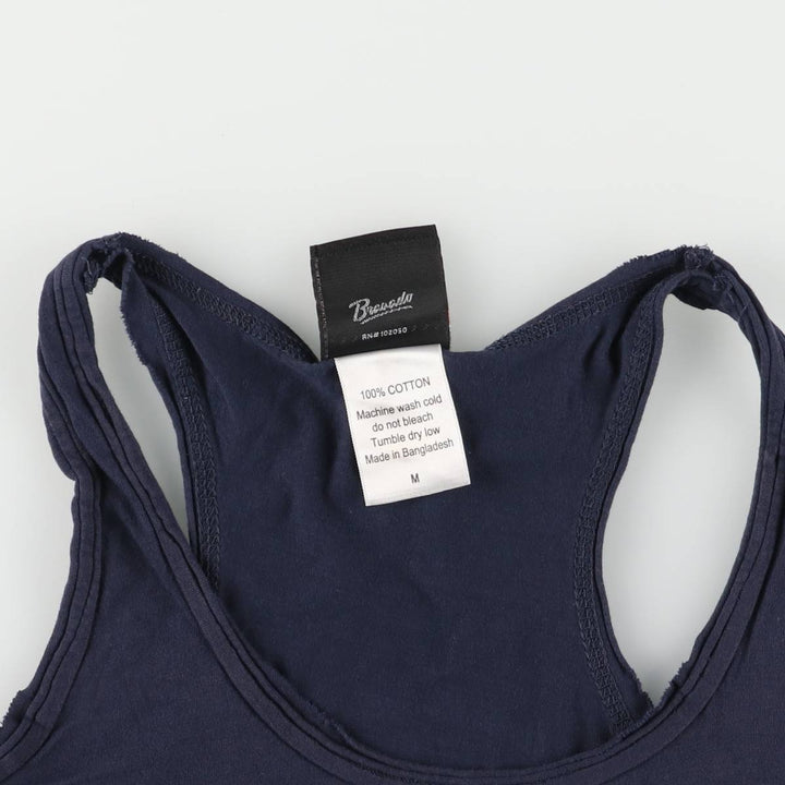 Harley-Davidson Eagle Pattern Tank Top, Women's, Medium cotton navy blue type Vintage Second Hand