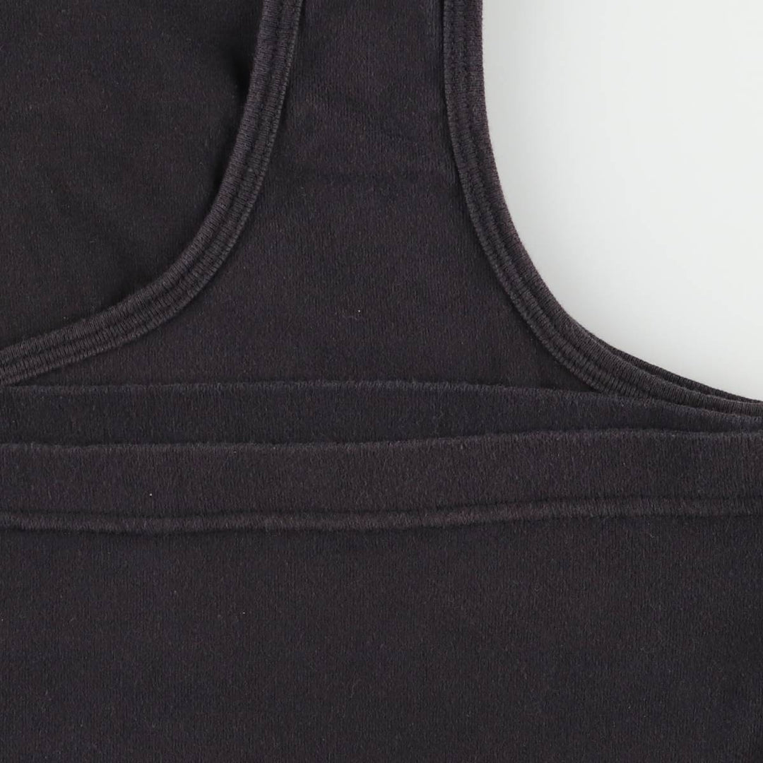 00'S Harley-Davidson Eagle Pattern Back Print Tank Top Women's XXL cotton black type Vintage Second Hand