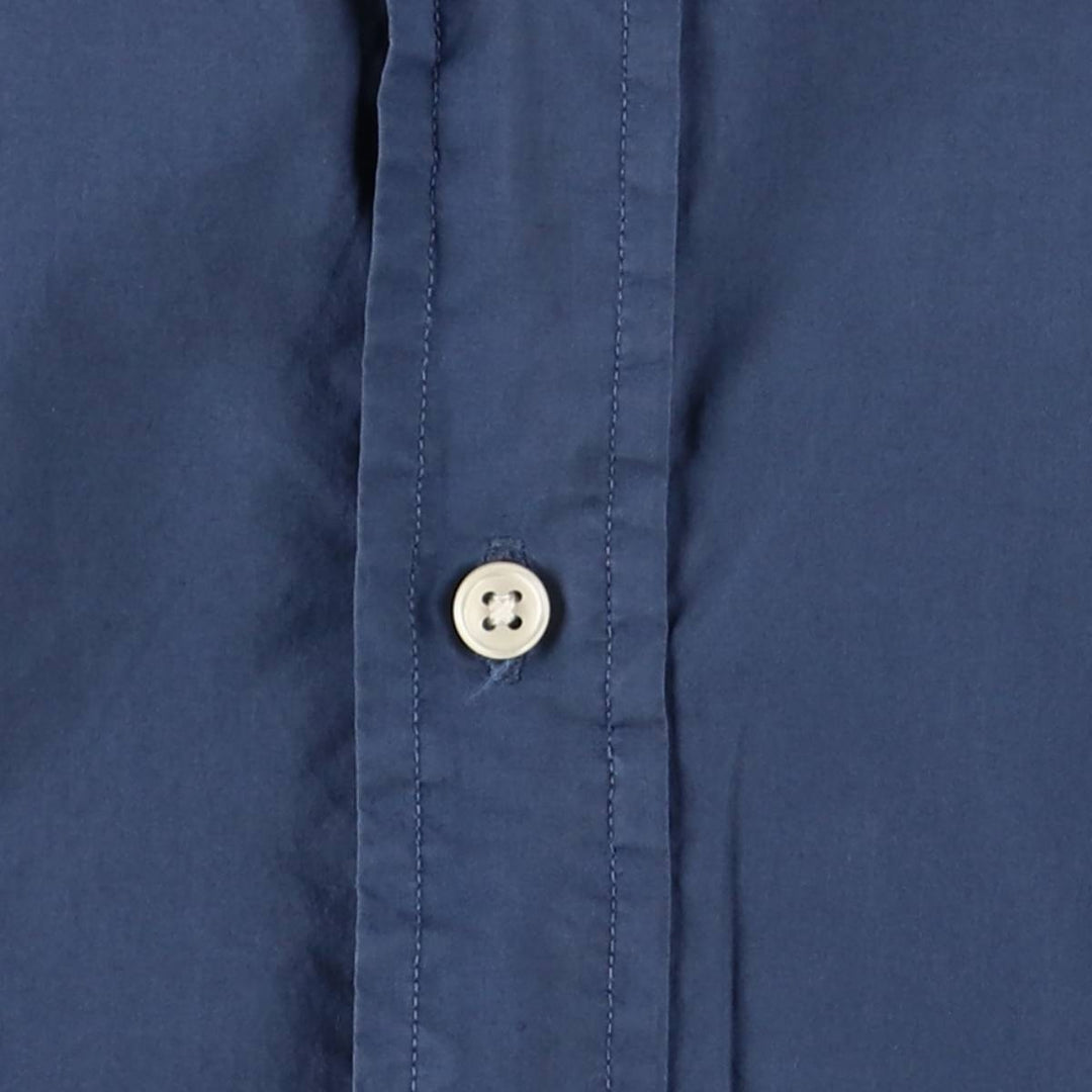 Ralph Lauren POLO RALPH LAUREN short sleeve button down shirt men's M equivalent cotton navy blue type Vintage Second Hand