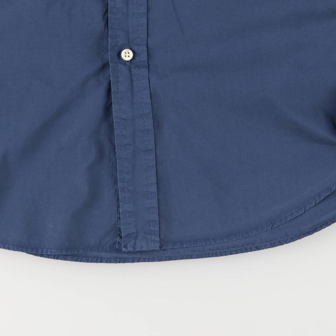 Ralph Lauren POLO RALPH LAUREN short sleeve button down shirt men's M equivalent cotton navy blue type Vintage Second Hand