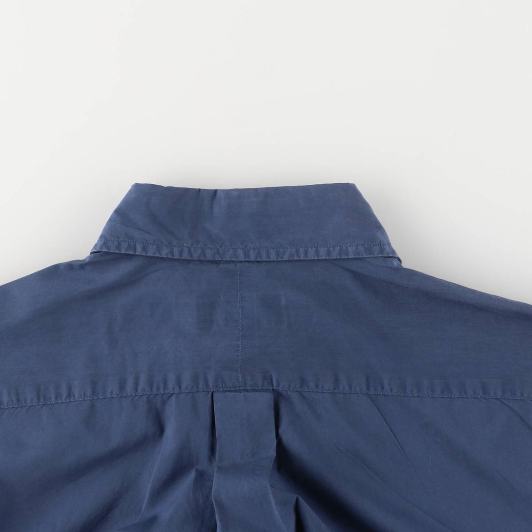 Ralph Lauren POLO RALPH LAUREN short sleeve button down shirt men's M equivalent cotton navy blue type Vintage Second Hand