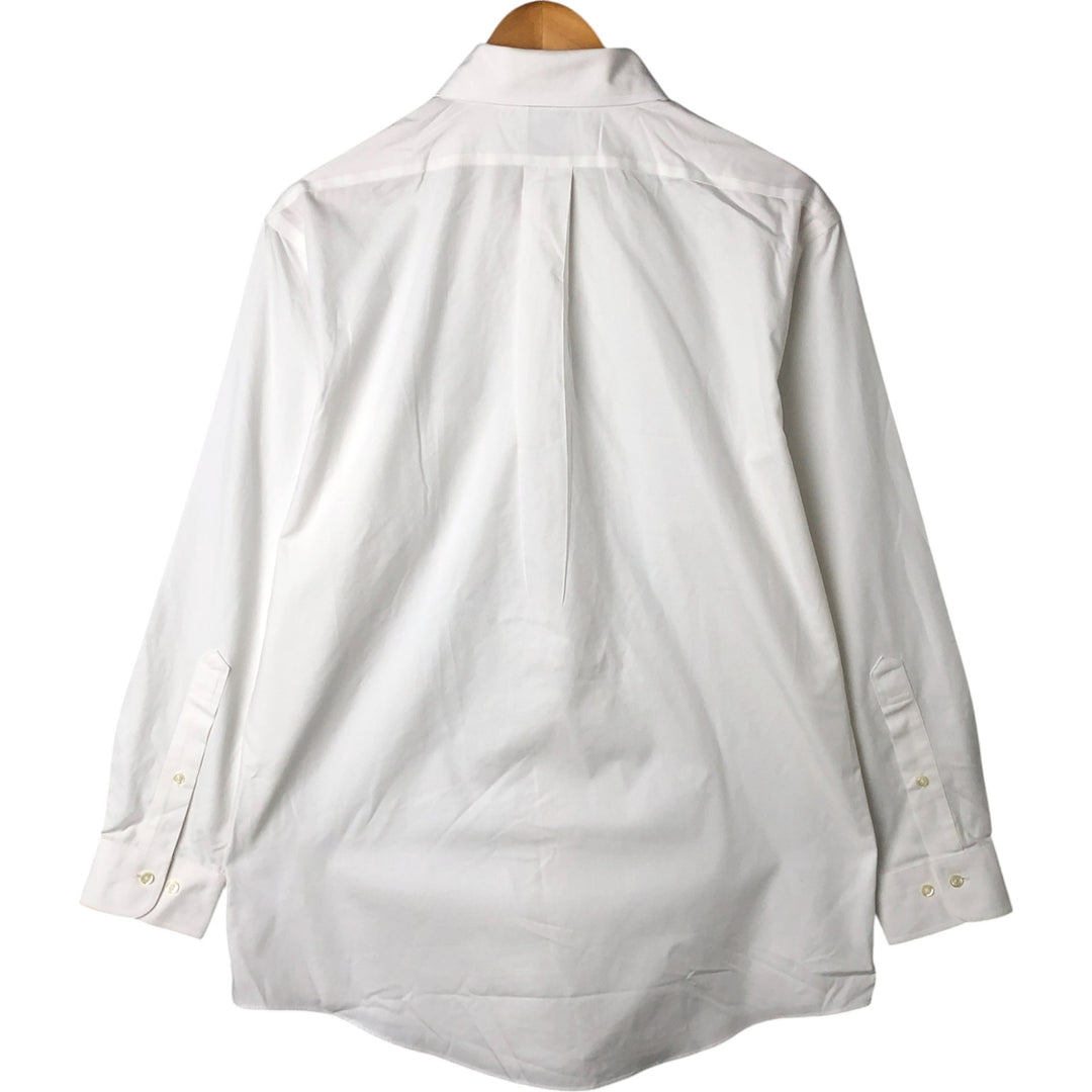 Brooks Brothers 1818 REGENT Long Sleeve Button Down Shirt, Men's Size L cotton white type Vintage Second Hand