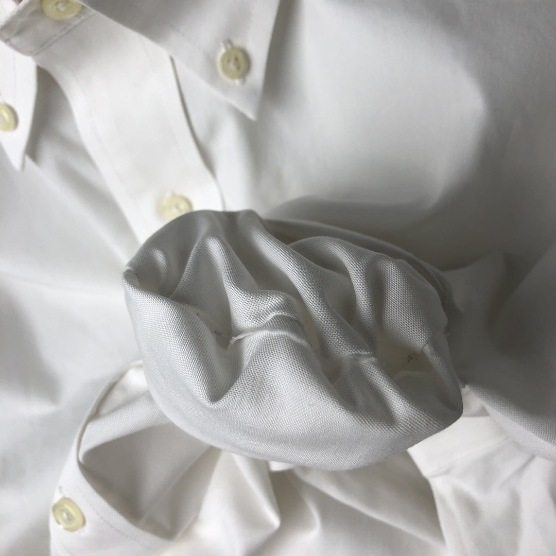 Brooks Brothers 1818 REGENT Long Sleeve Button Down Shirt, Men's Size L cotton white type Vintage Second Hand