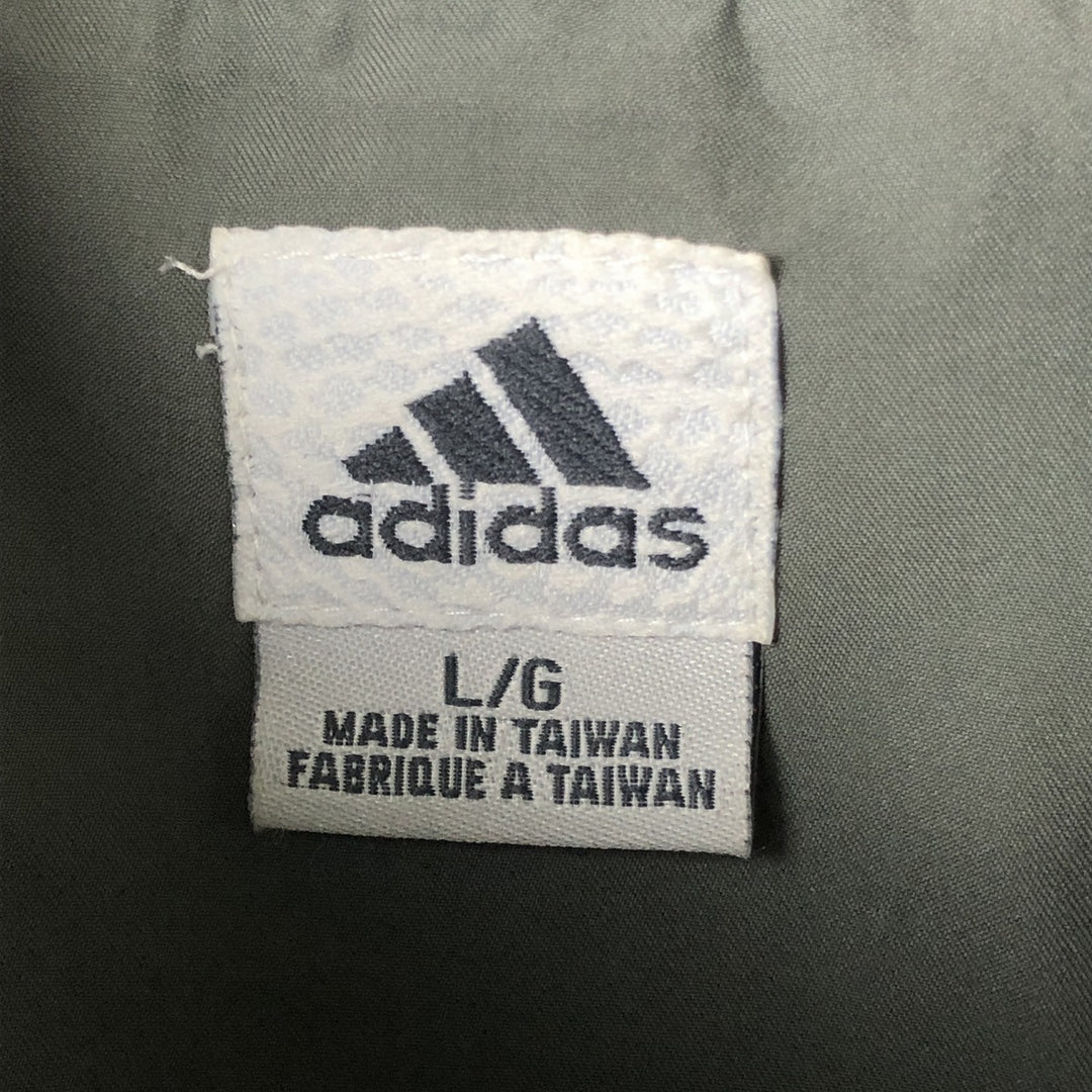 00'S adidas CLIMASHELL WIND half zip warm-up vest men's size L polyester black type Vintage Second Hand