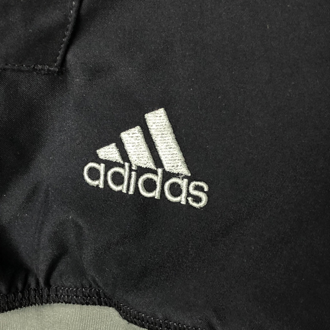 00'S adidas CLIMASHELL WIND half zip warm-up vest men's size L polyester black type Vintage Second Hand