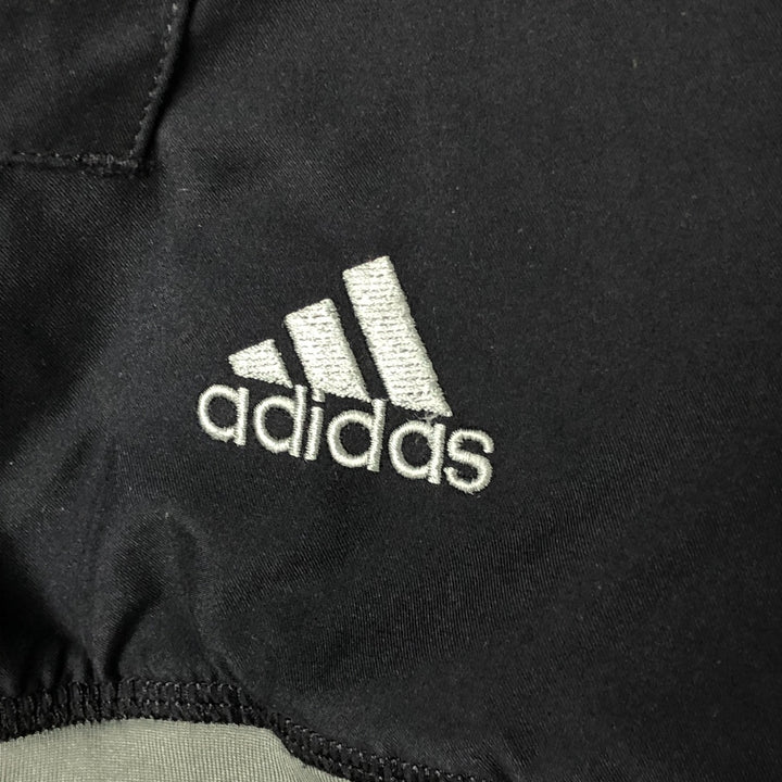 00'S adidas CLIMASHELL WIND half zip warm-up vest men's size L polyester black type Vintage Second Hand