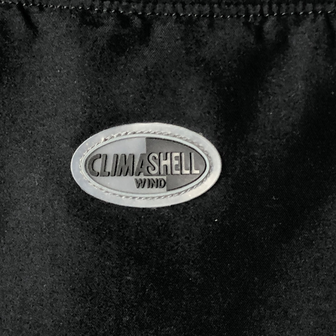 00'S adidas CLIMASHELL WIND half zip warm-up vest men's size L polyester black type Vintage Second Hand