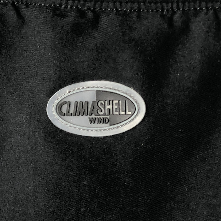 00'S adidas CLIMASHELL WIND half zip warm-up vest men's size L polyester black type Vintage Second Hand
