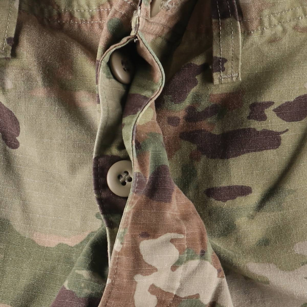 Genuine US military camouflage pattern multicam camo double knee military cargo pants combat pants made in USA 35-LONG men's w34 equivalent Nylon Khaki type Vintage Second Hand