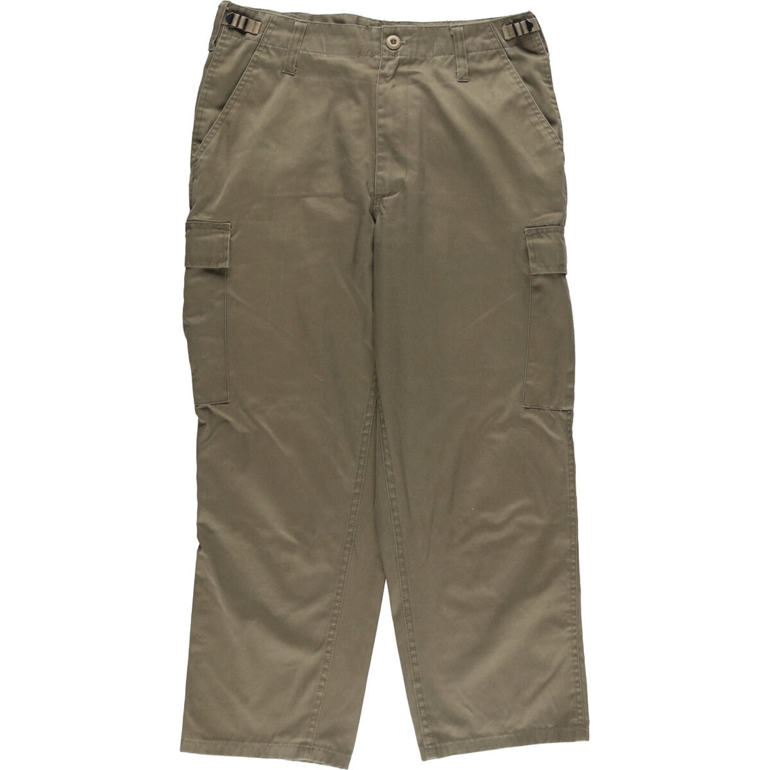 Civilian SURPLUS Military Cargo Pants MEDIUM REGULAR Men's M equivalent polyester Khaki type Vintage Second Hand