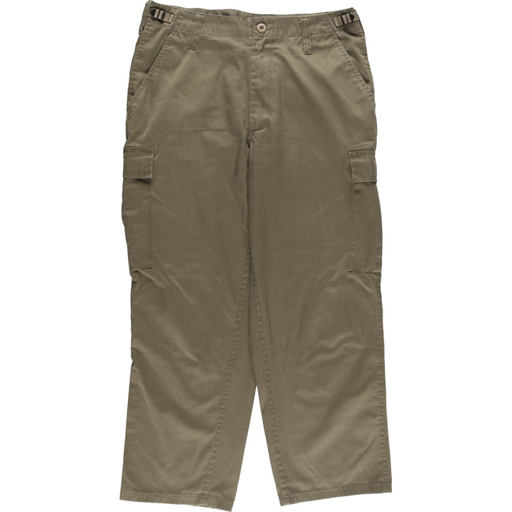 Civilian SURPLUS Military Cargo Pants MEDIUM REGULAR Men's M equivalent polyester Khaki type Vintage Second Hand