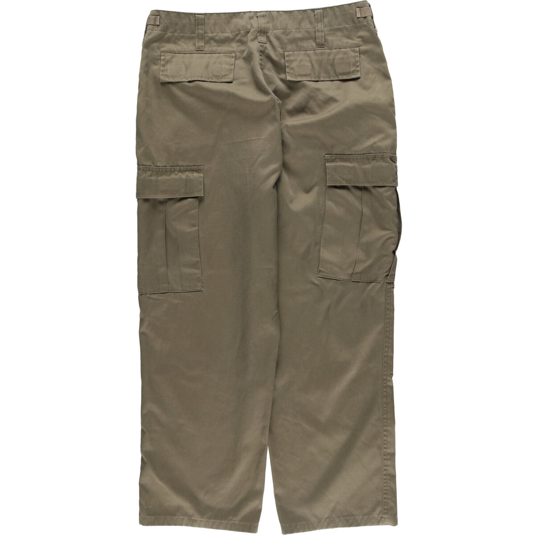 Civilian SURPLUS Military Cargo Pants MEDIUM REGULAR Men's M equivalent polyester Khaki type Vintage Second Hand