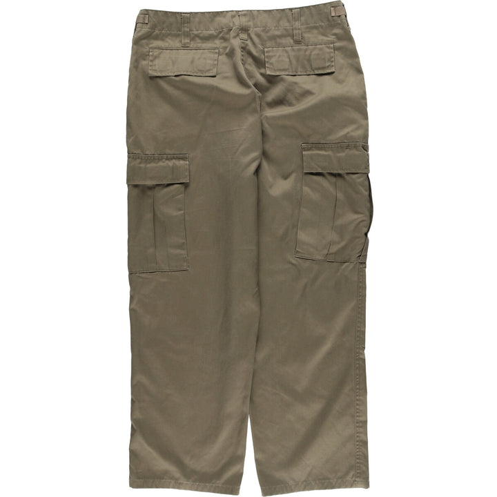 Civilian SURPLUS Military Cargo Pants MEDIUM REGULAR Men's M equivalent polyester Khaki type Vintage Second Hand